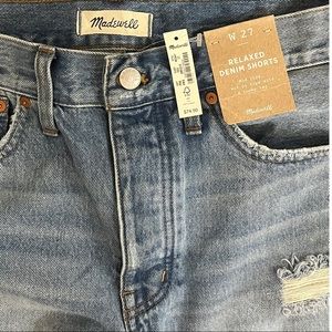 Madewell NWT Relaxed Denim Shorts